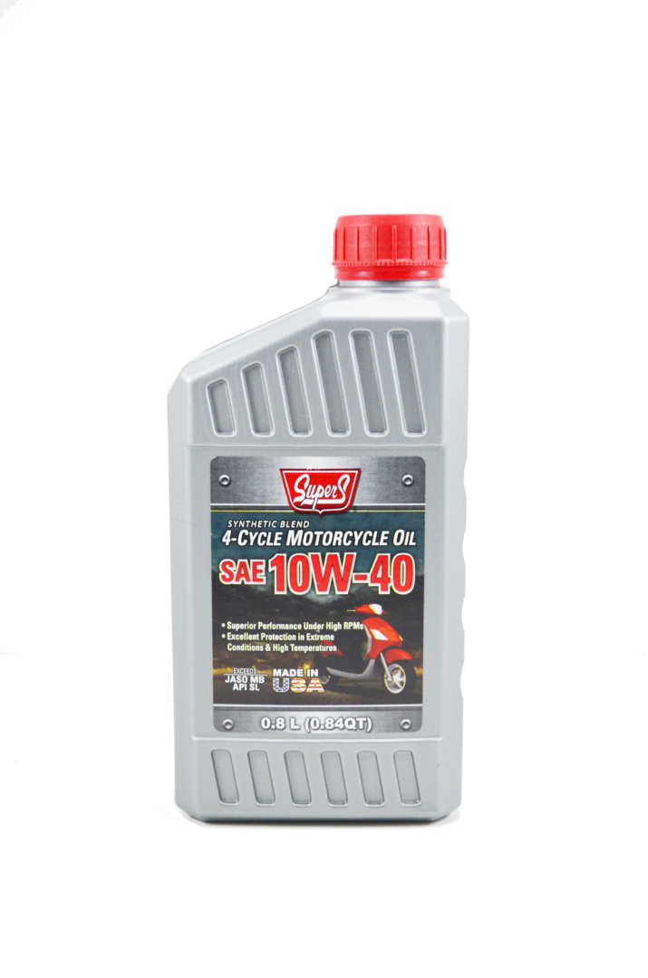 SuperS 4-CYCLE 10W-40 Motorcycle Oil