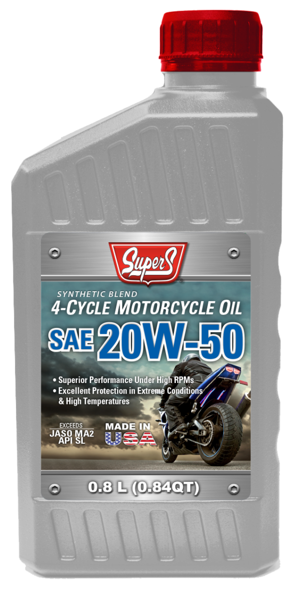 SuperS 4 Cycle 20W-50 Motorcycle Oil