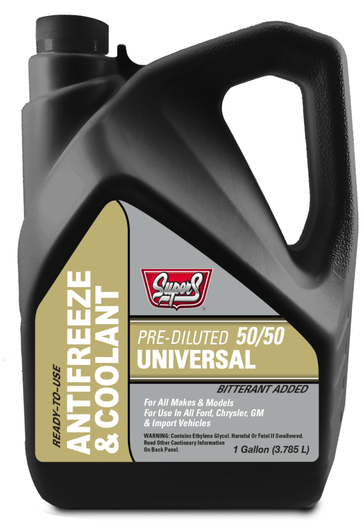 SuperS Global Universal Gold 50/50 Antifreeze or Coolant