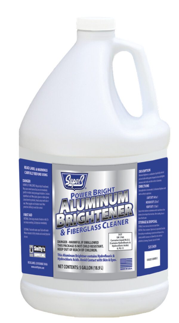 SuperS Aluminum Brightnerand and Fiberglass Cleaner