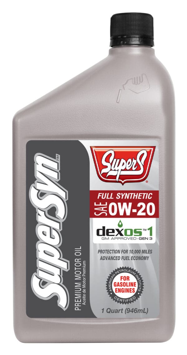SUPER S SUPERSYN™ dexos™1 Gen 3 SAE 0W-20 SQ/GF-7A - Smitty's Supply